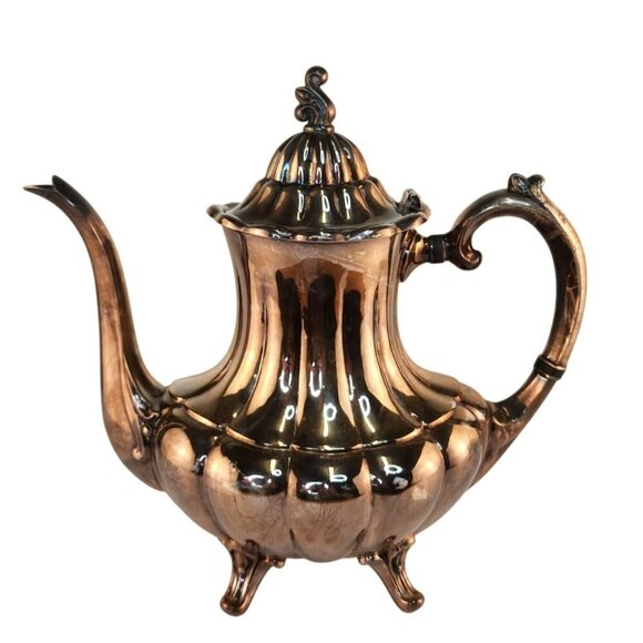 Reed & Barton 7050 Holiday Silver Plated Teapot 19th Century - Picture 1 of 9